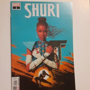 Shuri #1 (2018) COVER BY SAM SPRATT  Written by Nnedi Okorafor.